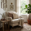 Coussin Cottage ( Beige ) 20'' X 20'' - coussins Literie & Déco et moi - Literie-Déco et moi