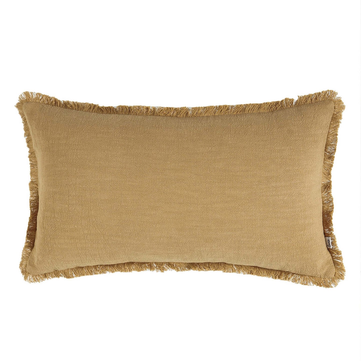 Coussin rouille LINEN ( 12'' X 20'') ou (20'' x 20'') coussins ,disponible chez Literie-Déco et moi