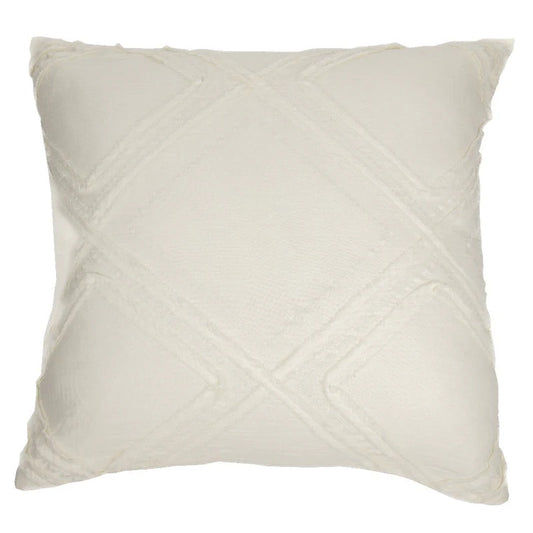 Cache oreiller européen crème Buckwheat 25'' x 25'' - Par Brunelli de Brunelli – PRODUIT de qualité chez Literie & Déco et Moi