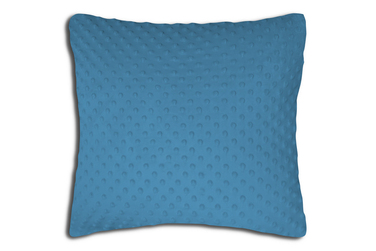 Coussins texture DOT ( Bleu Paon) Coussins ,disponible chez Literie-Déco et moi
