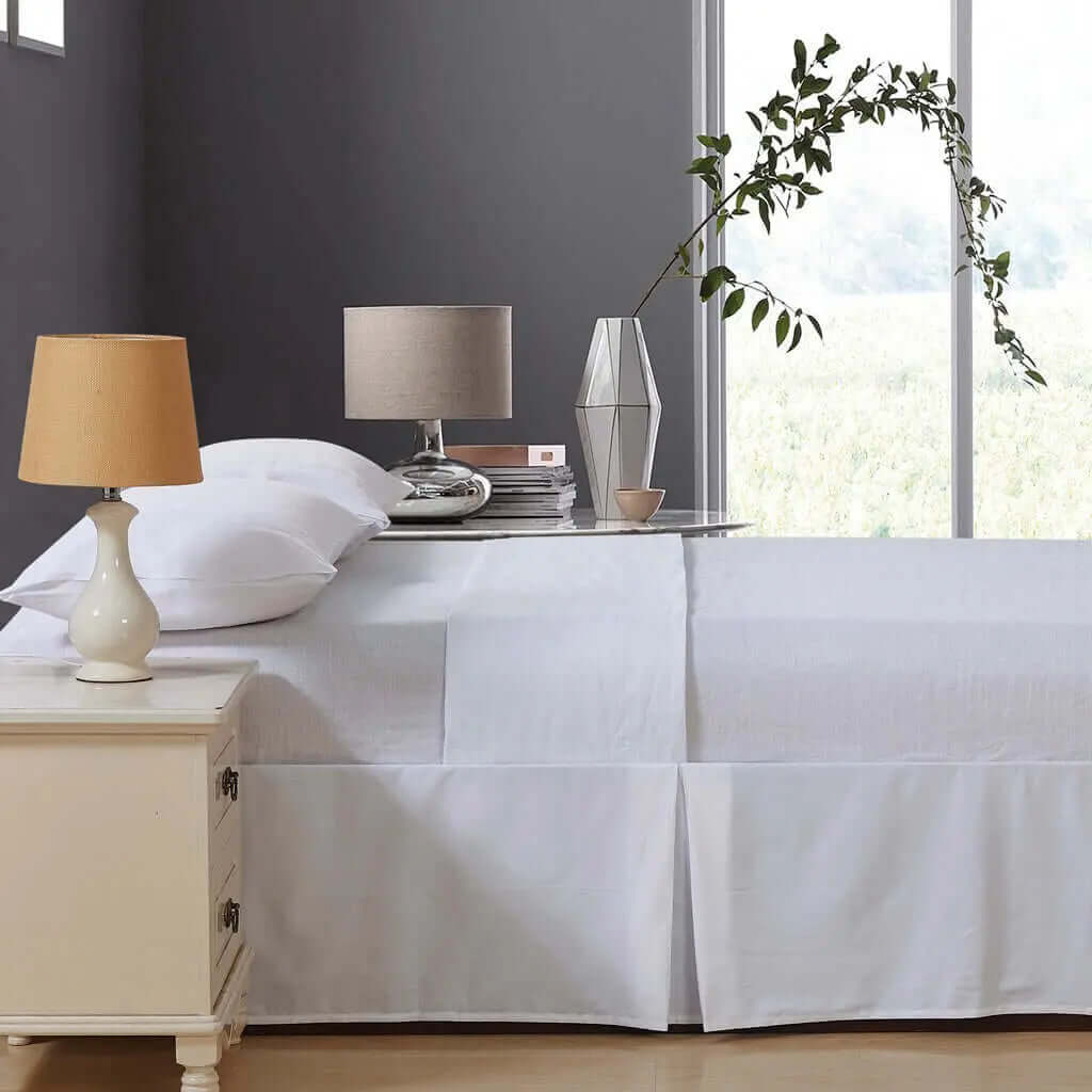 Ensemble draps en 100% lin français ( Blanc ) - Literie - Déco et moi