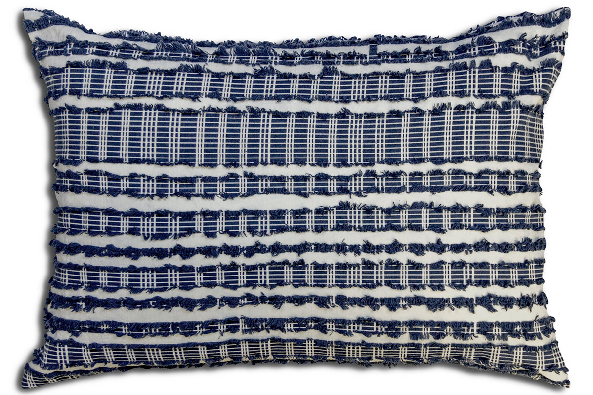 Ensemble de housse de couette GORMAN ( Marine et ivoire ) Housse de couette ,disponible chez Literie-Déco et moi