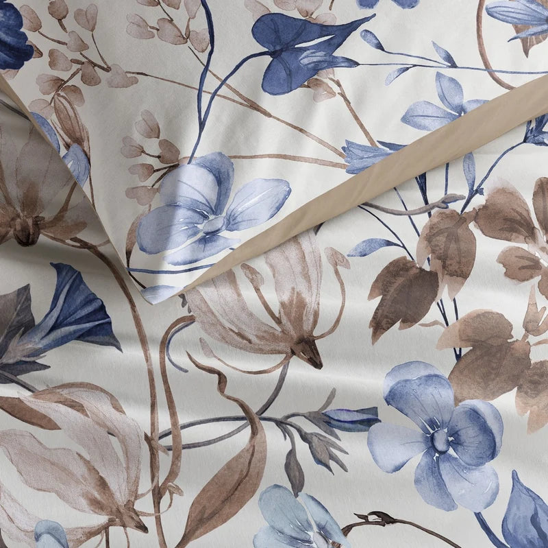 Ensemble housse de couette fleurie LOISE- Par Brunelli (Livraison AUTOMNE 2026) - Housse de couette Brunelli - Literie-Déco et moi