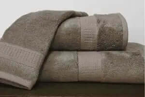 Serviettes en bambou/coton ( Brun noyer ) - Literie - Déco et moi