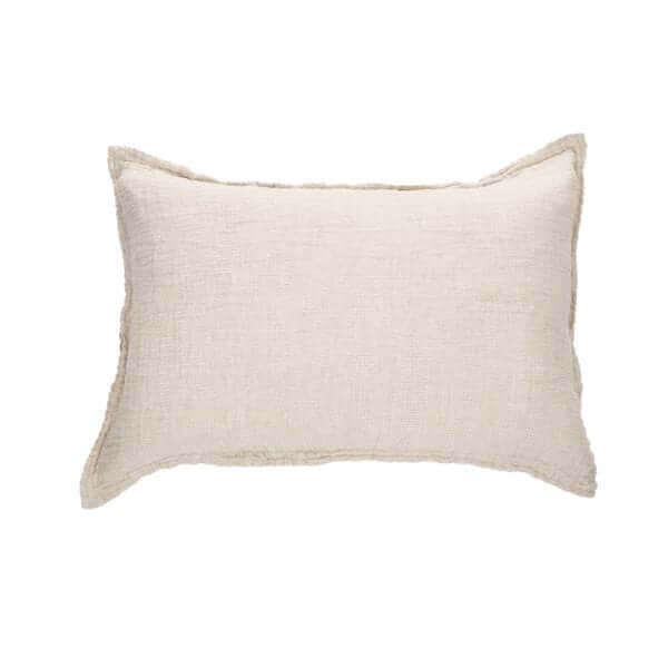 Cache oreillers décoratifs naturel NATA ( Ensemble de 2 , 20'' x 30'')- Par Brunelli - Cache oreillers Brunelli - Literie-Déco et moi