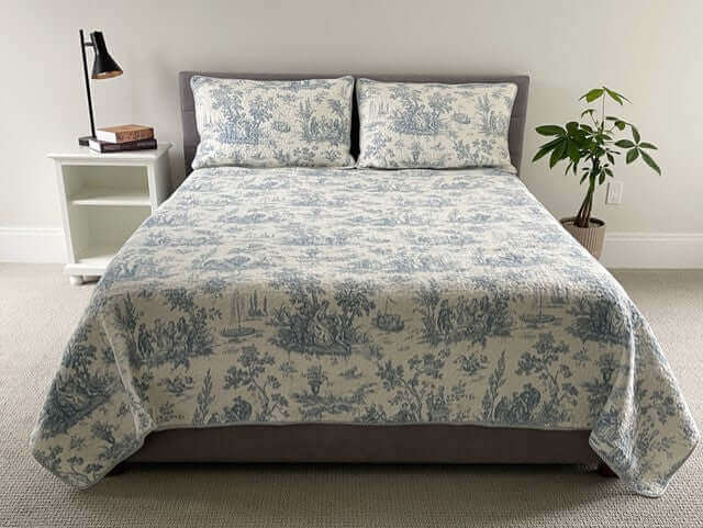 Courtepointe IDYLLIC ( Jeté IDYLLIC aussi disponible ) de Literie-Deco & moi – PRODUIT de qualité chez Literie & Déco et Moi
