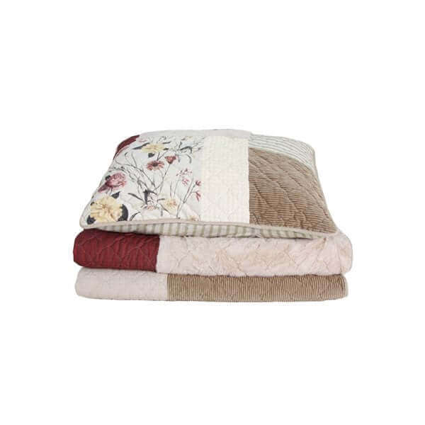 Courtepointe patchwork Pomegranate- Par Brunelli - Courtepointe Brunelli - Literie-Déco et moi