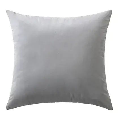 Coussin blanc gris VELVET ( 12'' X 20'') ou ( 18'' X 18'') coussins ,disponible chez Literie-Déco et moi