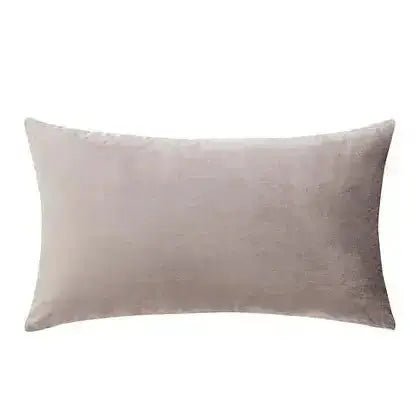 Coussin champagne VELVET ( 12'' X 20'') ou ( 18'' X 18'') - coussins Livia - Literie-Déco et moi