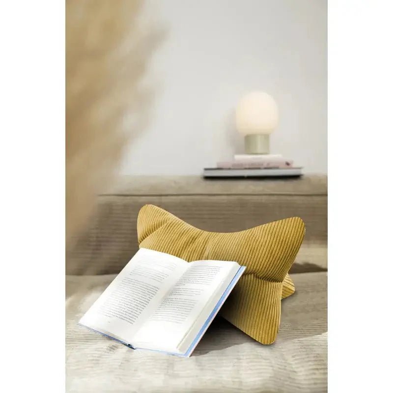 Coussin de lecture INGA ( Jaune moutarde ) - Literie - Déco et moi