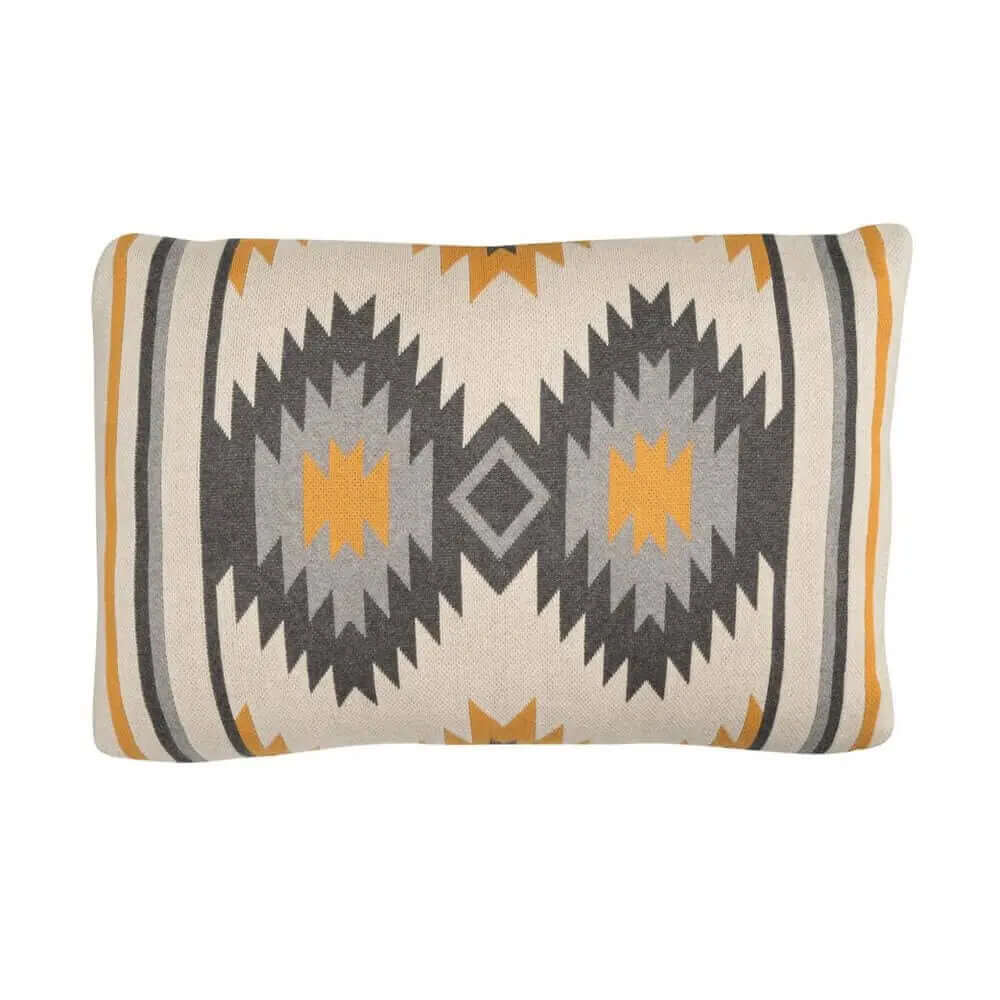 Coussin de style aztèque OZALEE ( 16'' x 24'')- Par Brunelli - coussins Brunelli - Literie-Déco et moi
