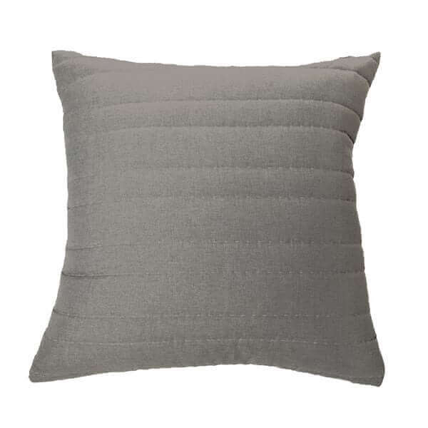 Coussin décoratif DUMPLING 18'' X 18'' (Gris )- Par Brunelli - Cache oreillers Brunelli - $23.99! Literie-Déco et moi