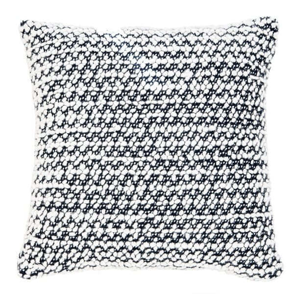 Coussin en tricot marine DITALINI ( 18'' x 18'') - coussins Brunelli - Literie-Déco et moi