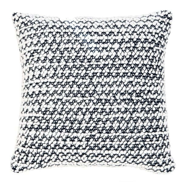 Coussin en tricot marine DITALINI ( 18'' x 18'') - Literie - Déco et moi