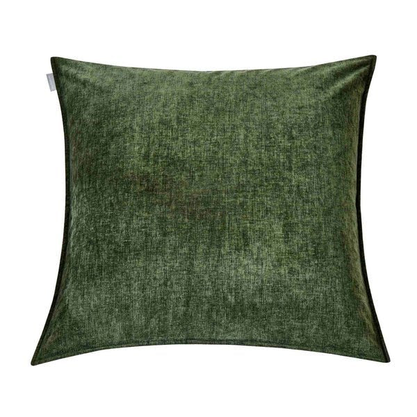 Coussin en velours texturé Velara ( Basilic ) de Daniadown – PRODUIT de qualité chez Literie & Déco et Moi