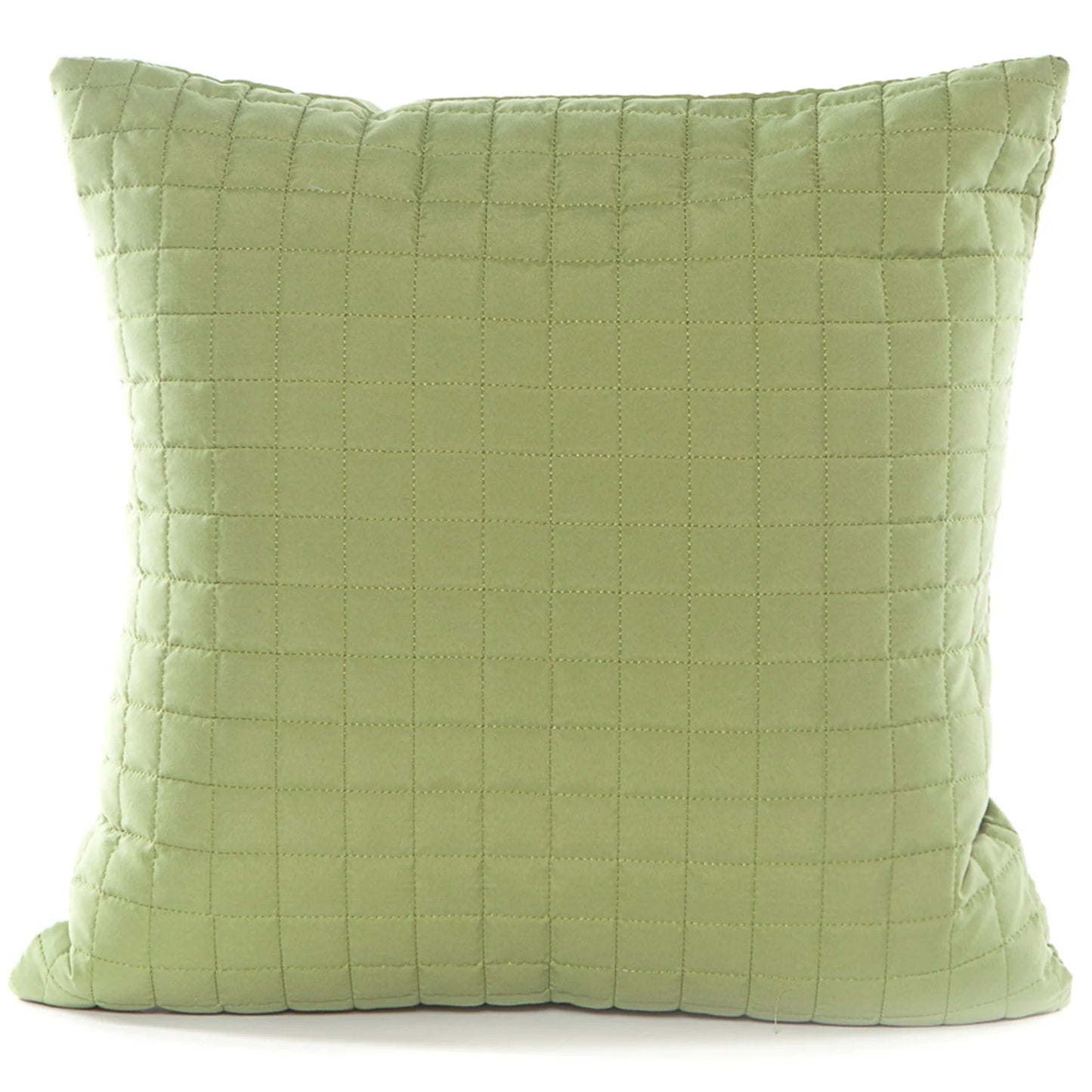 Coussin GRID ( Vert Sauge ) ( 18'' x 18'') de Gouchee – PRODUIT de qualité chez Literie & Déco et Moi