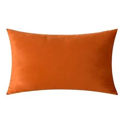 Coussin orange VELVET ( 12'' X 20'') ou ( 18'' X 18'') - Literie - Déco et moi