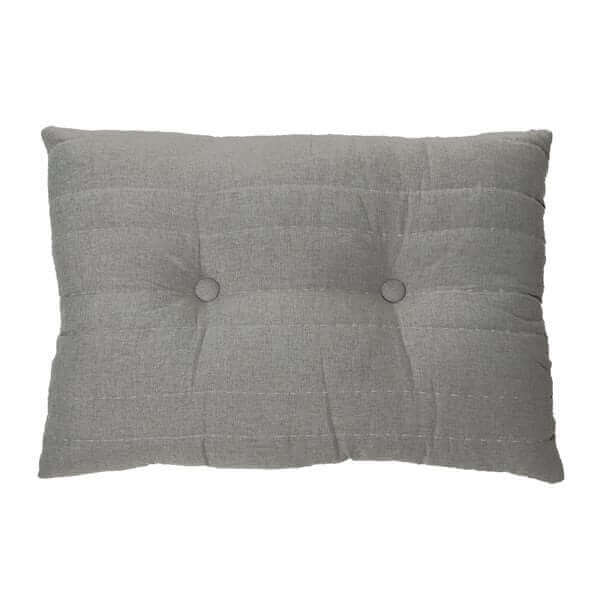 Coussin rectangulaire DUMPLING 16'' X 24''( Gris )- Par Brunelli - coussins Brunelli - Literie-Déco et moi