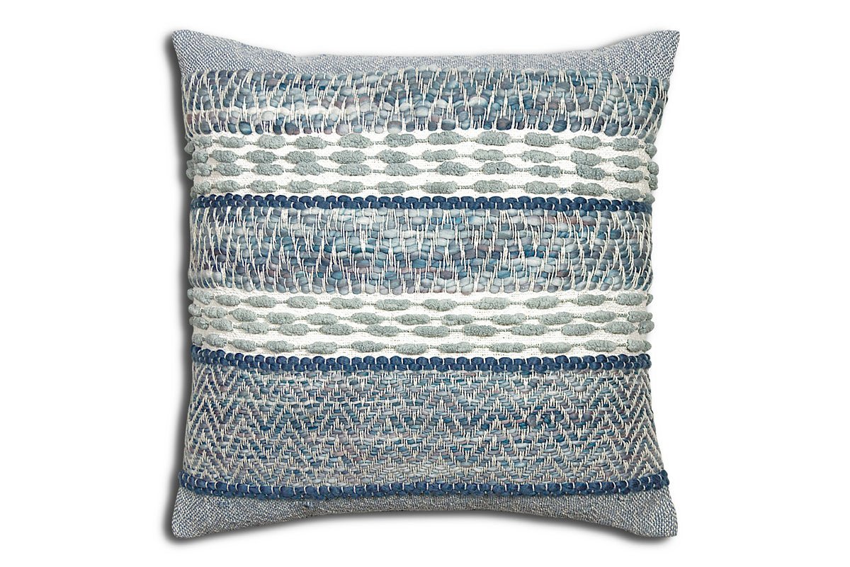 Coussin ZIRCON (bleu) - ( 20'' X 20'') - Literie - Déco et moi