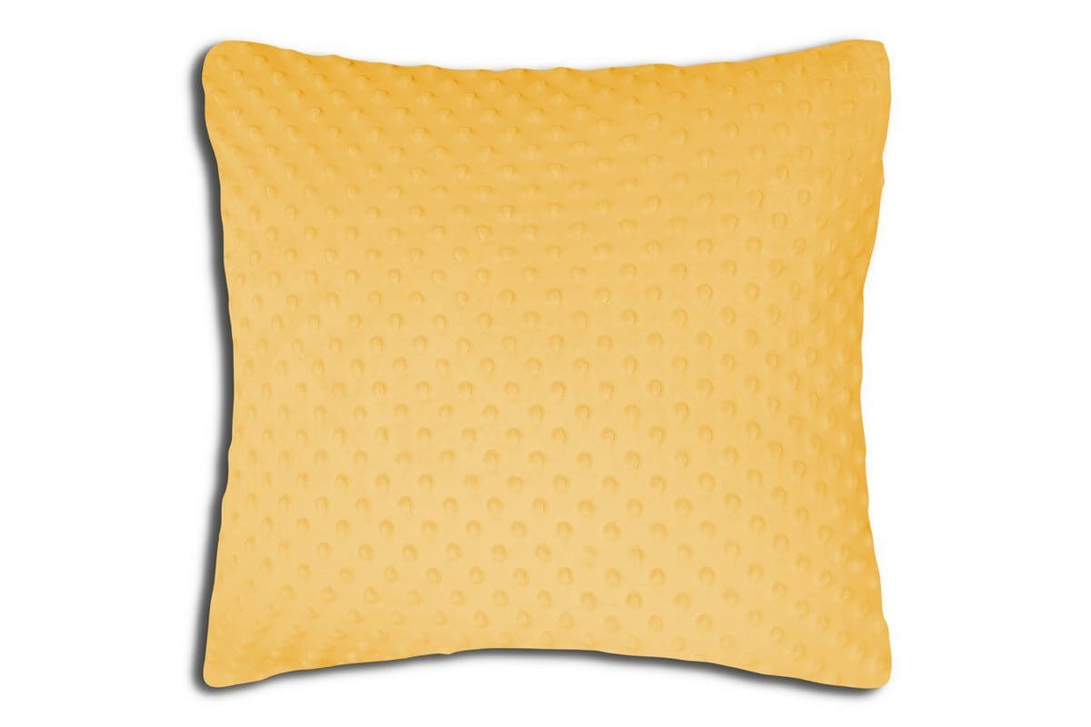 Coussins texture DOT ( Jaune ) - Coussins rjs trading - Literie-Déco et moi