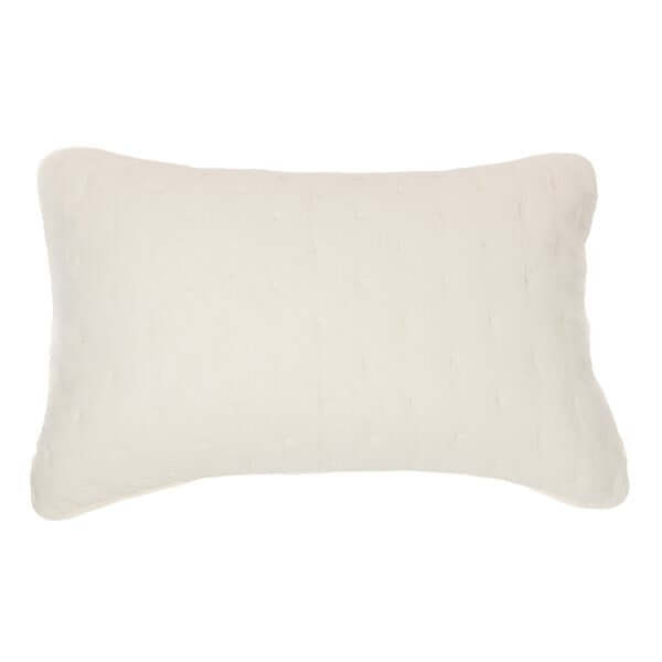 Courtepointe crème MOUSSELINE- Par Brunelli Courtepointe ,disponible chez Literie-Déco et moi