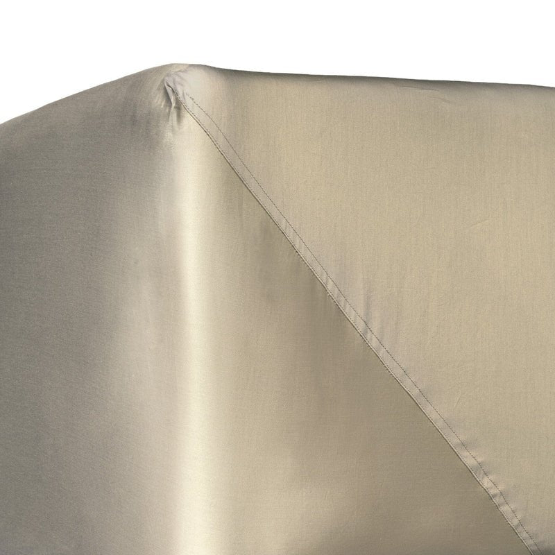 Drap-housse en 100% percale de coton , 300 fils ( Taupe ) de Literie & Déco et moi – PRODUIT de qualité chez Literie & Déco et Moi