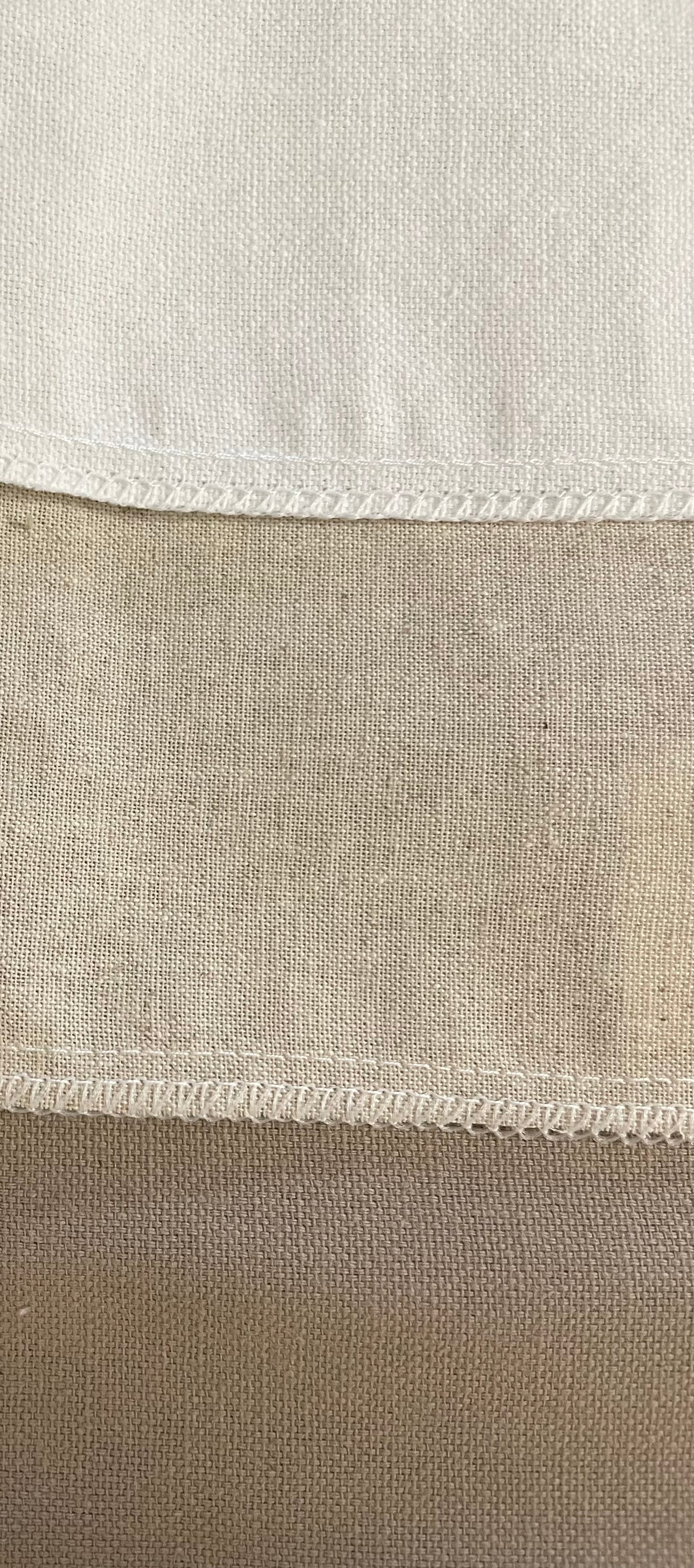 ( FAIT AU QUÉBEC)- Ensemble douillette EFFET LIN ( Naturel ) Douillette ,disponible chez Literie-Déco et moi