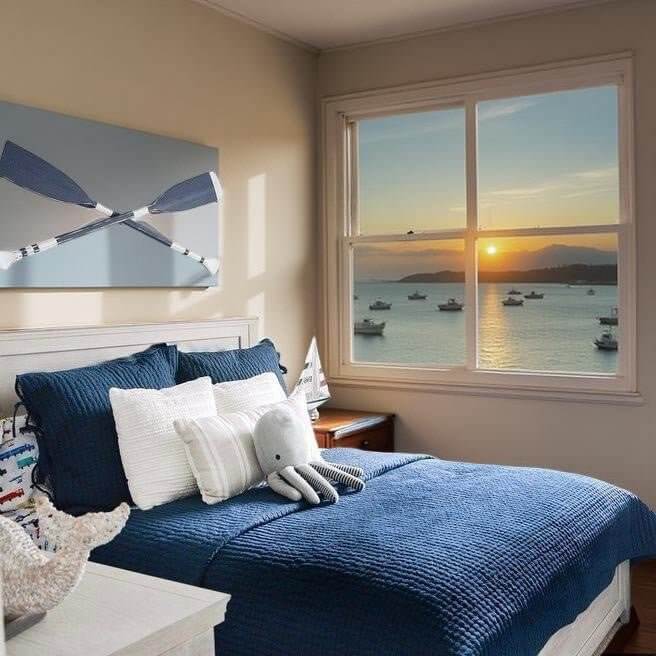 Ensemble de courtepointe GAUFRÉE ( Marine ) de Literie-Deco & moi – PRODUIT de qualité chez Literie & Déco et Moi