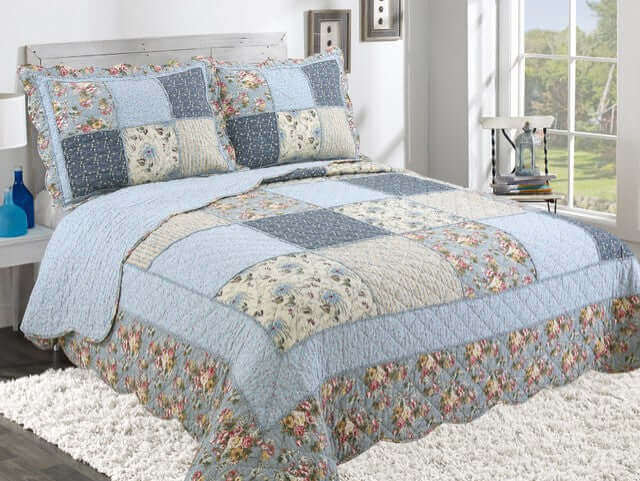 Ensemble de courtepointe TAPESTRY ( Jeté TAPESTRY aussi disponible ) - Courtepointe Literie-Deco & moi - Literie-Déco et moi