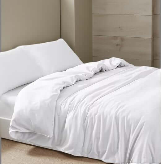 Ensemble de housse de couette en coton égyptien (Blanc) - Housse de couette Literie & Déco et moi - $39.99! Literie-Déco et moi