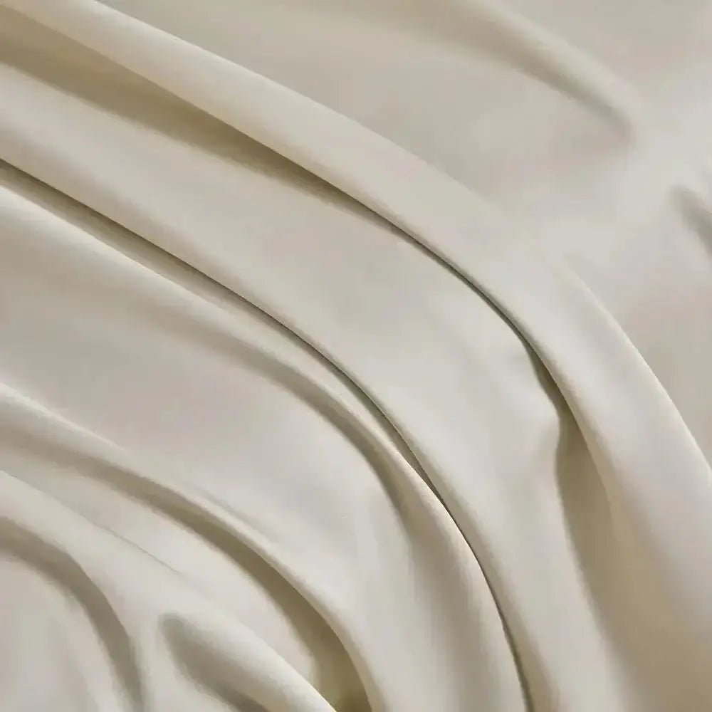Ensemble de housse de couette en coton PIMA ( 400 fils )- Naturel - Housse de couette Daniadown - Literie-Déco et moi