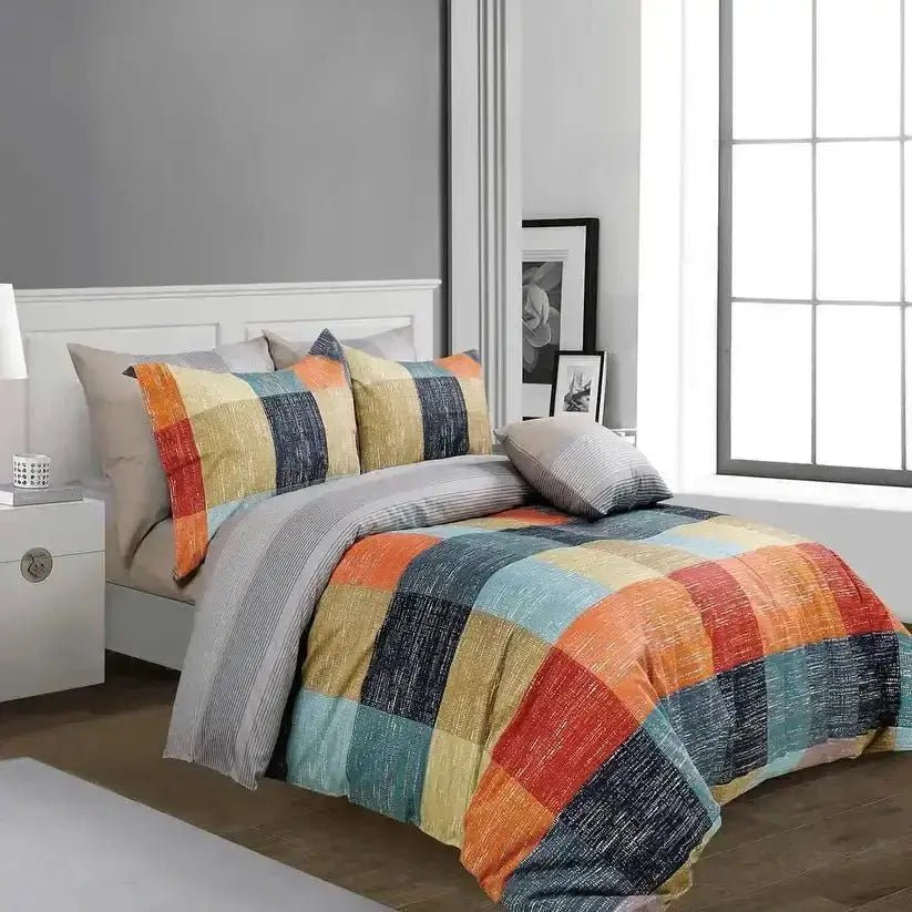 Ensemble de housse de couette MÉRIDIAN ( 4 pièces ) - Housse de couette N. Home - $139.95! Literie-Déco et moi
