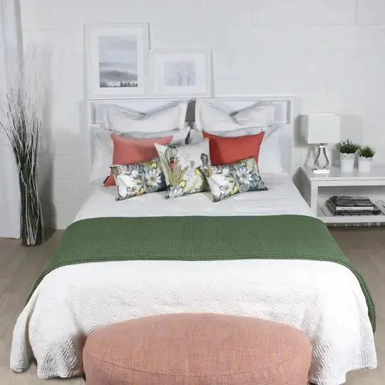 ( Fait au Québec ) - Chemin de lit PORTO ( 4 couleurs disponibles ) - Literie - Déco et moi