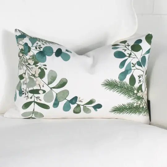 ( Fait au Québec ) - Coussin EUCALYPTUS ( Vert ) Coussins ,disponible chez Literie-Déco et moi