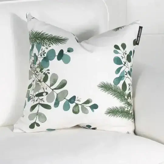 ( Fait au Québec ) - Coussin EUCALYPTUS ( Vert ) de Accent mode – PRODUIT de qualité chez Literie & Déco et Moi