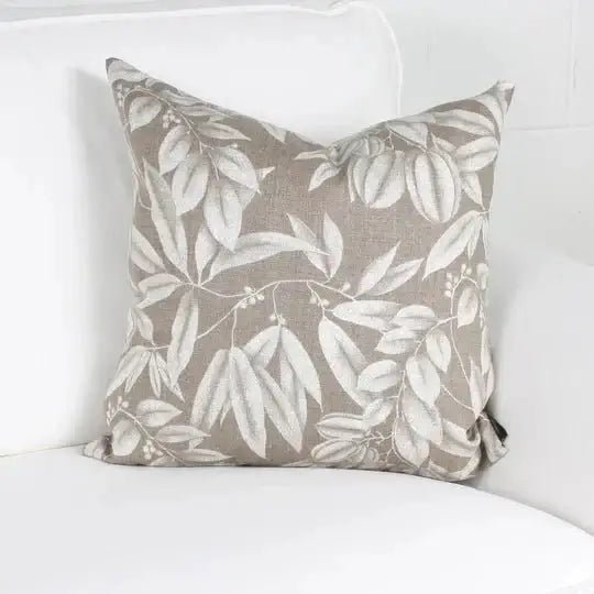 ( Fait au Québec ) - Coussin PHILBOIS ( Beige ) - Coussins Accent mode - Literie-Déco et moi