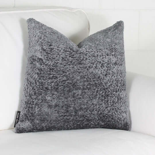 ( Fait au Québec ) - Coussin SHERPA ( 6 teintes disponibles ) - Literie - Déco et moi