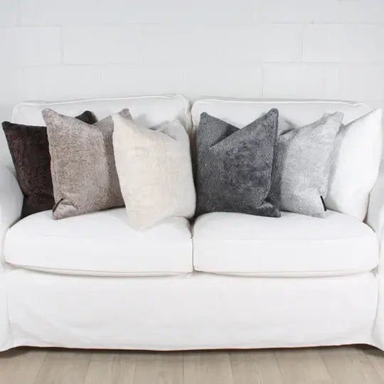 ( Fait au Québec ) - Coussin SHERPA ( 6 teintes disponibles ) Coussins ,disponible chez Literie-Déco et moi