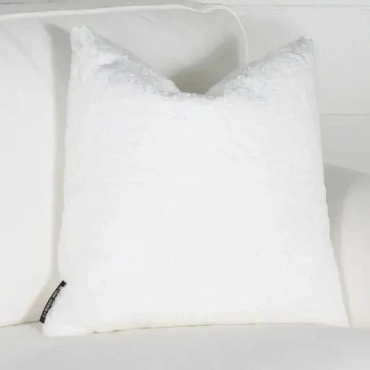 ( Fait au Québec ) - Coussin SHERPA ( 6 teintes disponibles ) - Literie - Déco et moi