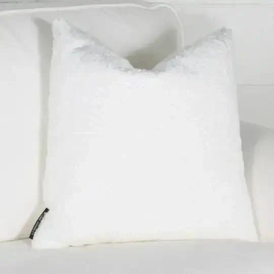 (Fait au Québec) - Coussin SHERPA (6 teintes disponibles) de Accent mode – PRODUIT de qualité chez Literie & Déco et Moi