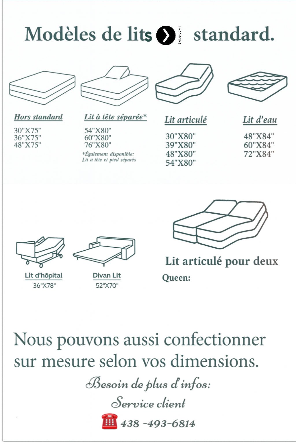 (FAIT AU QUÉBEC) Drap - housse LOUXOR (rayonne de bambou / coton égyptien (330fils) Pour lit électrique JUMEAU XL, QUEEN ou KING - 6 teintes disponibles - Literie - Déco et moi