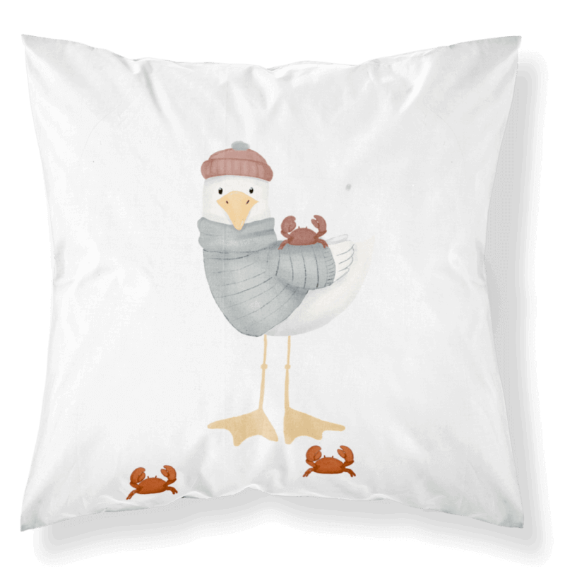 ( Fait au Québec) Ensemble de literie pour bébé- SOUS LA MER - housses de couette bébé Atelier la Fée - Literie-Déco et moi