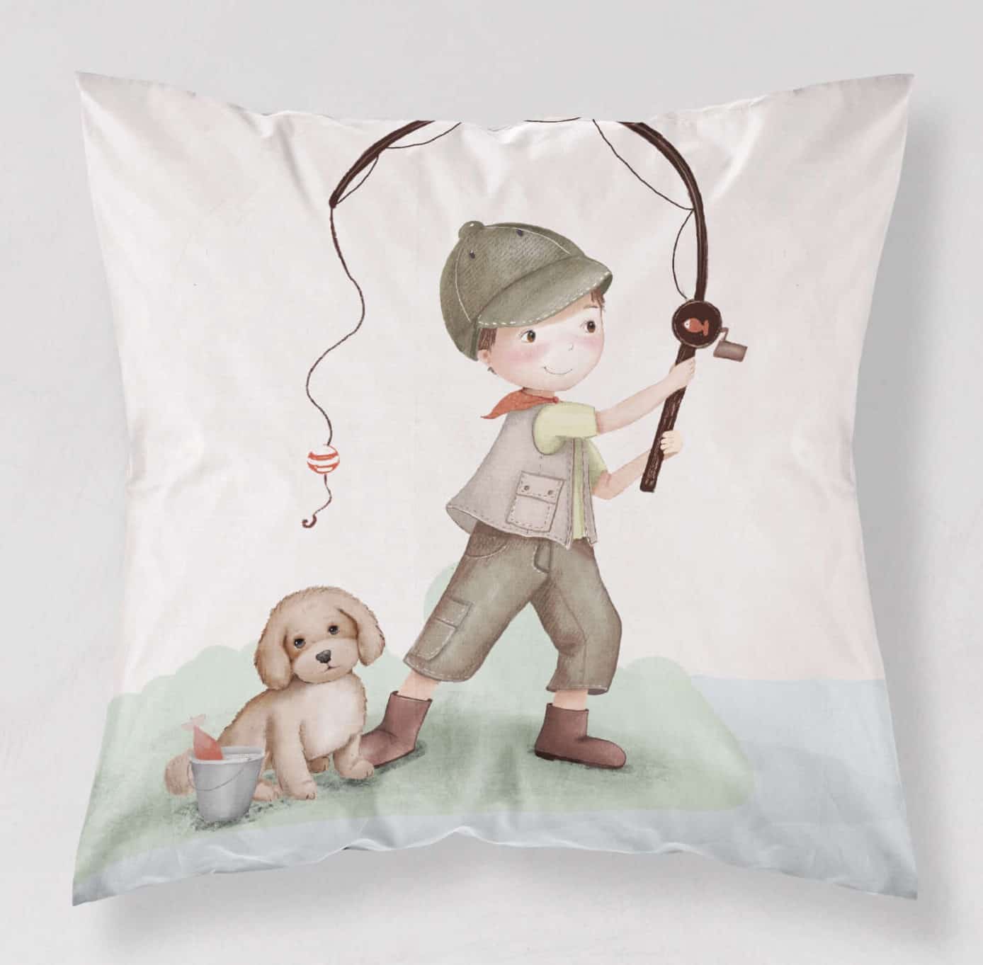 ( Fait au Québec) Ensemble housse de couette - CAMPING - housses de couette enfants Atelier la Fée - Literie-Déco et moi