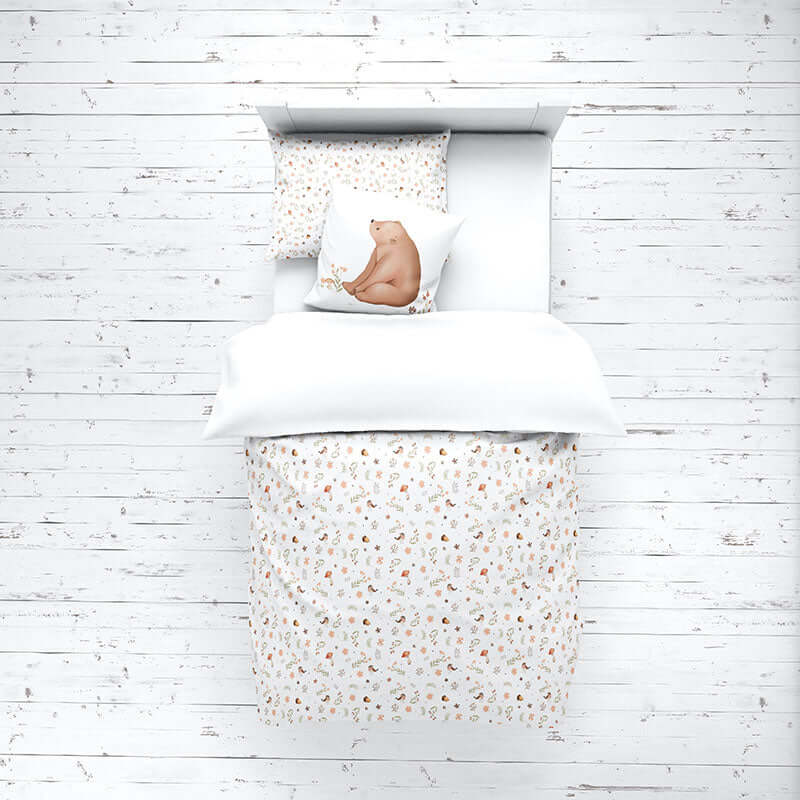 ( Fait au Québec) Housse de couette OISEAUX - Literie - Déco et moi