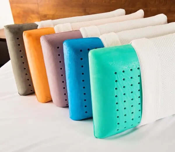 ( Fait au Québec ) Oreiller mousse mémoire aération innovatrice- Bambou Oreillers ,disponible chez Literie-Déco et moi
