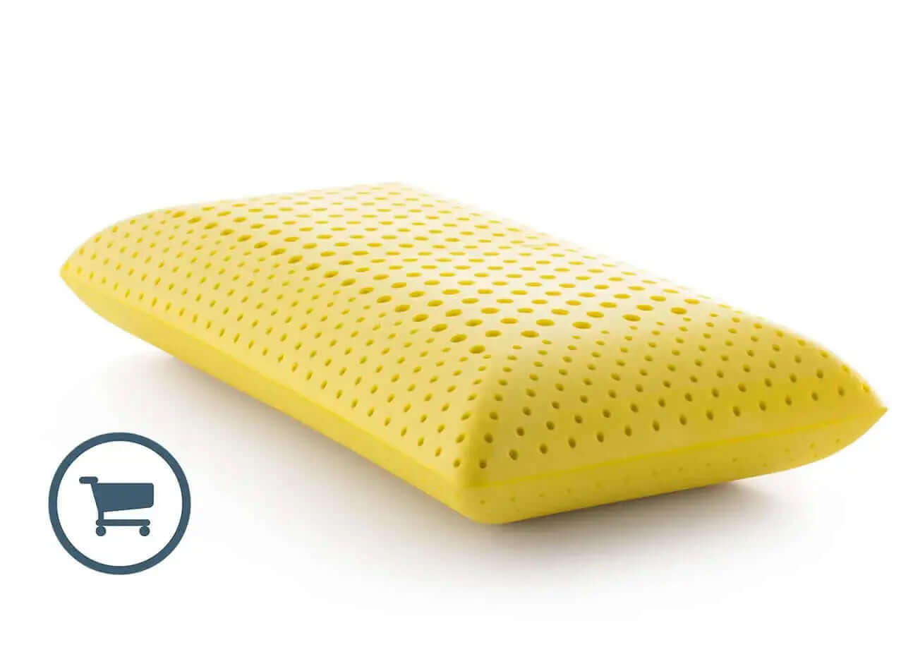 ( Fait au Québec) Oreiller mousse mémoire aération innovatrice- CAMOMILLE - Oreillers Zénima - Literie-Déco et moi