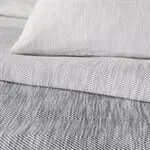 Housse de couette à motifs chevrons FLEETWOOD - Par Brunelli - Literie - Déco et moi