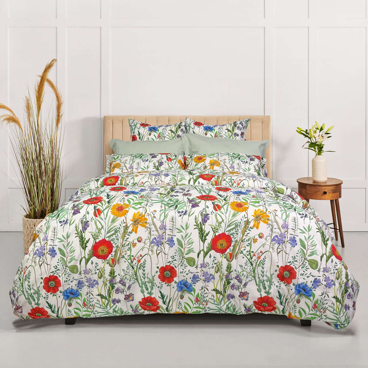 Ensemble de housse de couette BOUQUET ( Fait au Canada ) Housse de couette ,disponible chez Literie-Déco et moi