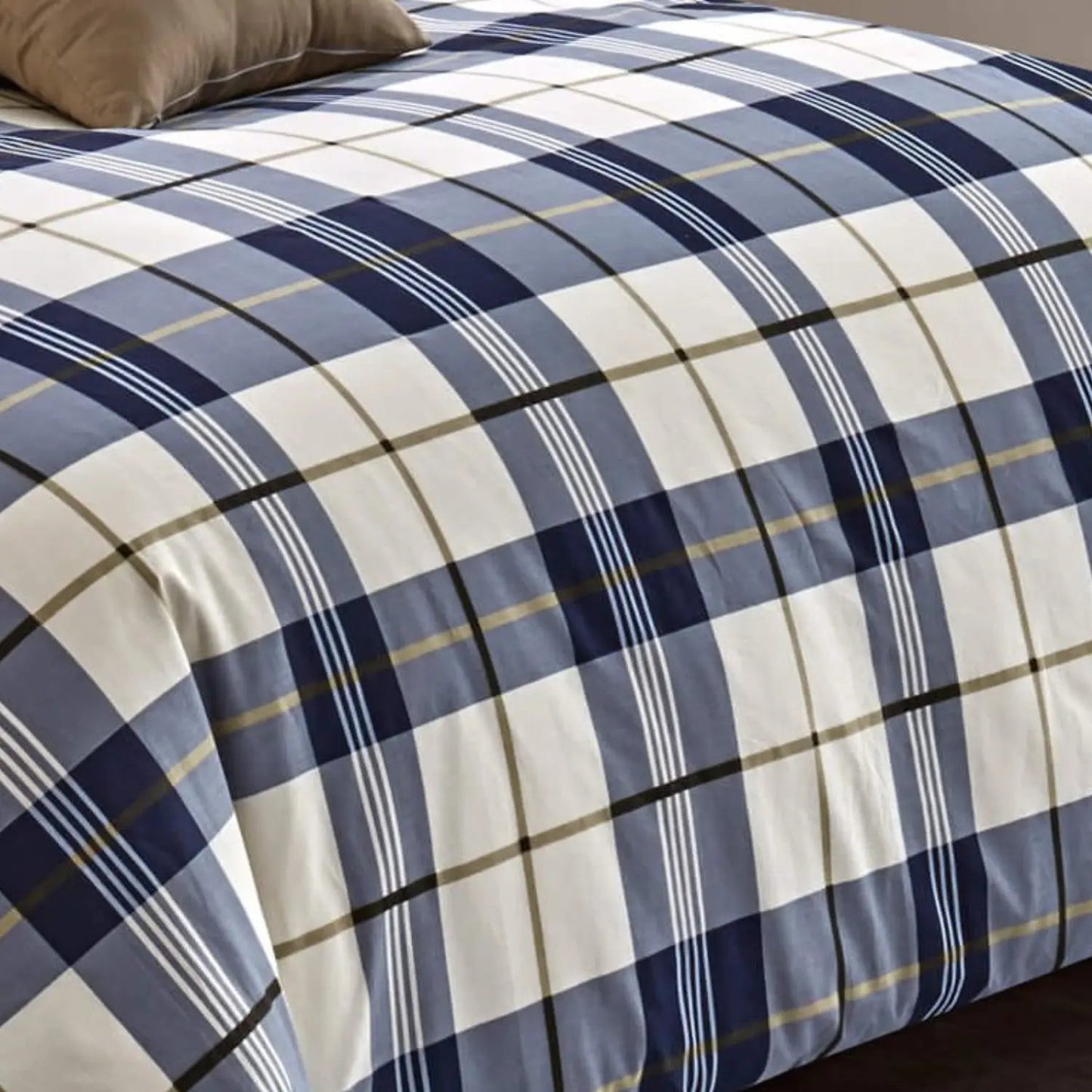 Housse de couette DENVER ( RÉVERSIBLE ) 4 pièces - Housse de couette N. Home - $119.99! Literie-Déco et moi