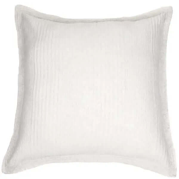 Housse de couette en coton piqué crème SUITE- Par Brunelli - Housse de couette Brunelli - Literie-Déco et moi
